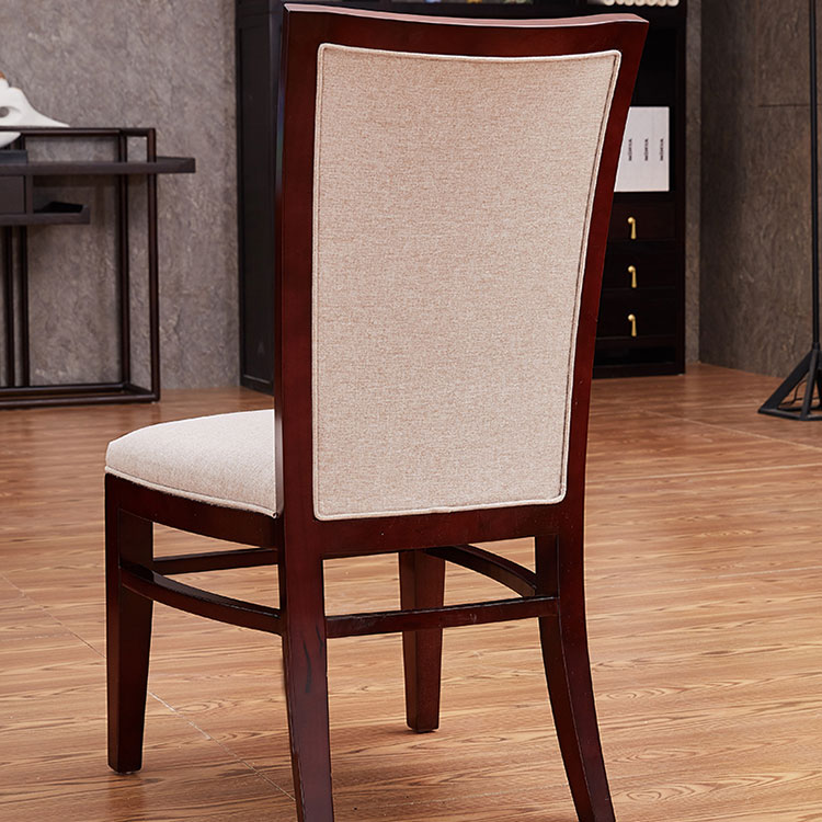 酒店餐桌配套酒紅色款椅子圖片